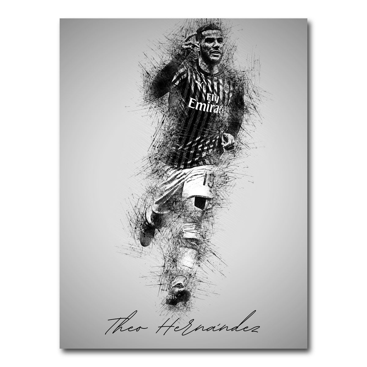 AUTO-MOCKUP WHITE | Theo Hernandez | 1 Piece | Gallery Wrap Canvas | group=3x4