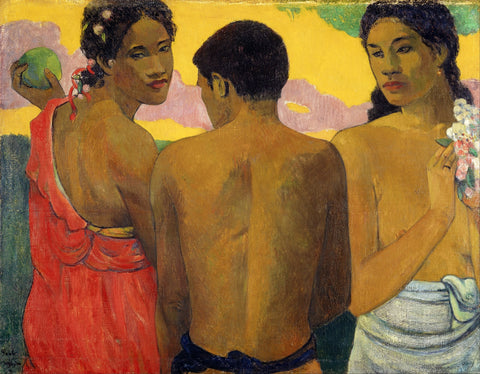 Three Tahitians Wall Art