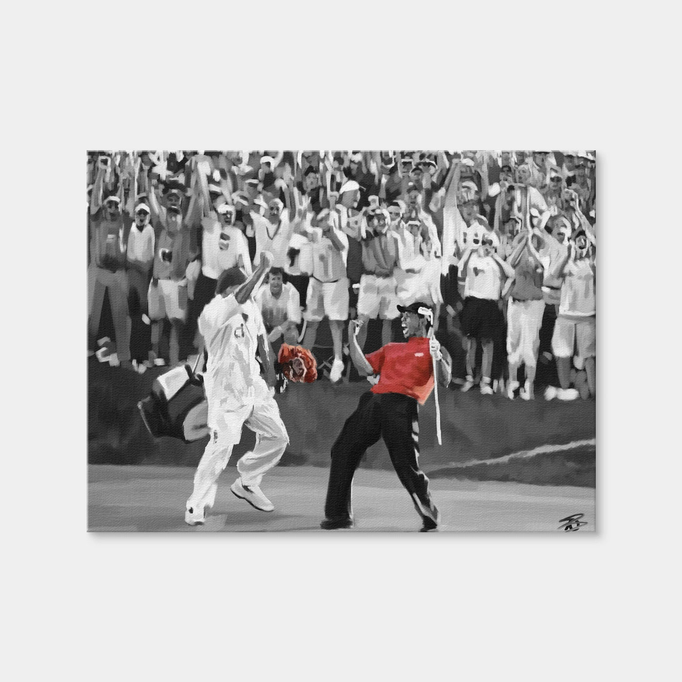 AUTO-MOCKUP WHITE | Tiger Celebration | 1 Piece | Gallery Wrap Canvas | group=4x3