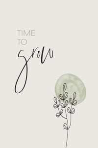 Time to grow Wall Art