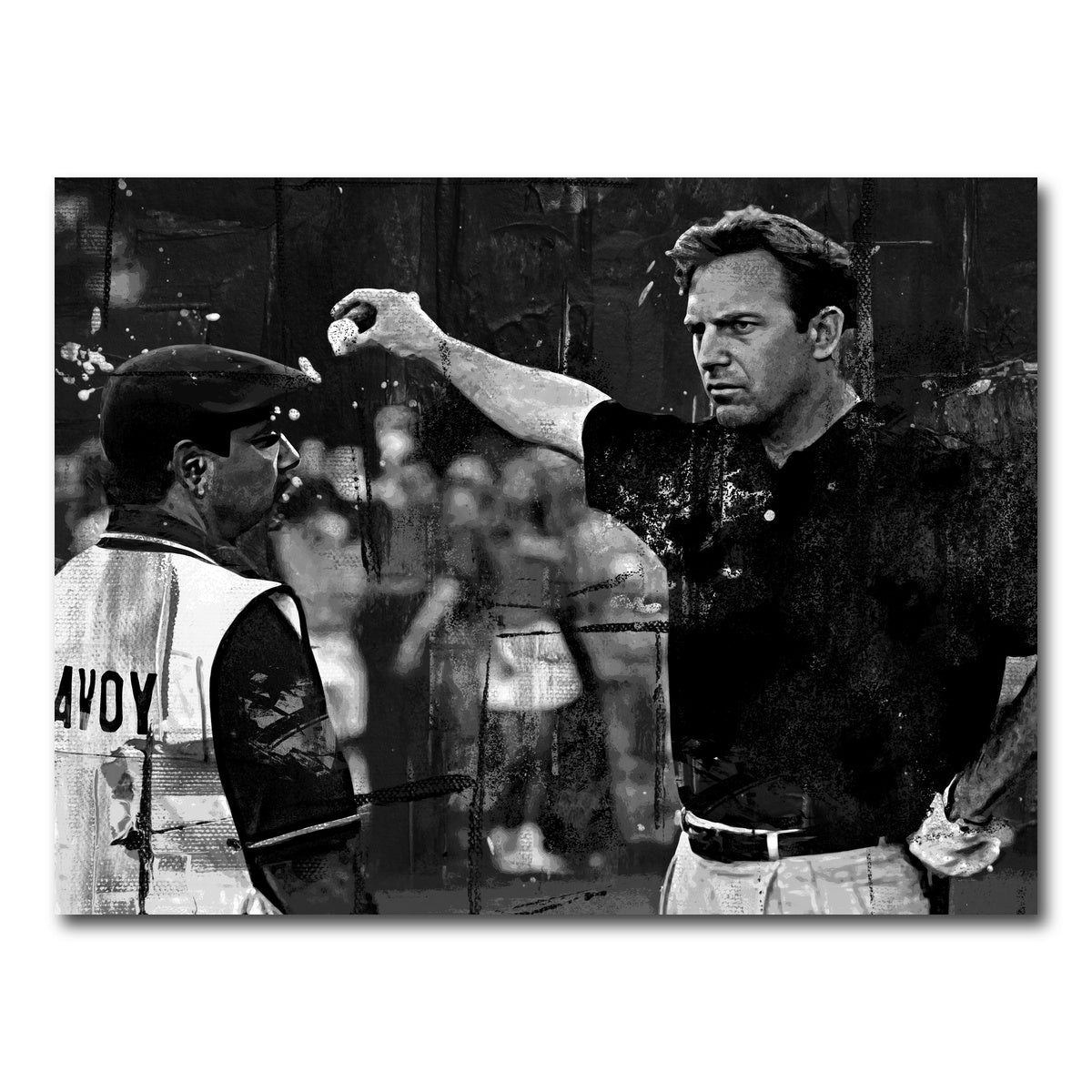 AUTO-MOCKUP WHITE | Tin Cup Final Hole Grayscale | 1 Piece | Gallery Wrap Canvas | group=4x3
