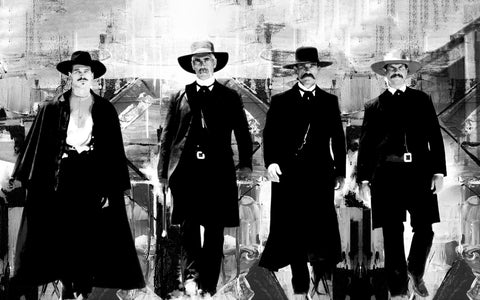 Tombstone Grayscale Wall Art