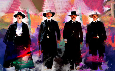 Tombstone Pastel Wall Art