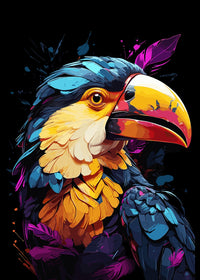 Toucan Animal Colorful Wall Art
