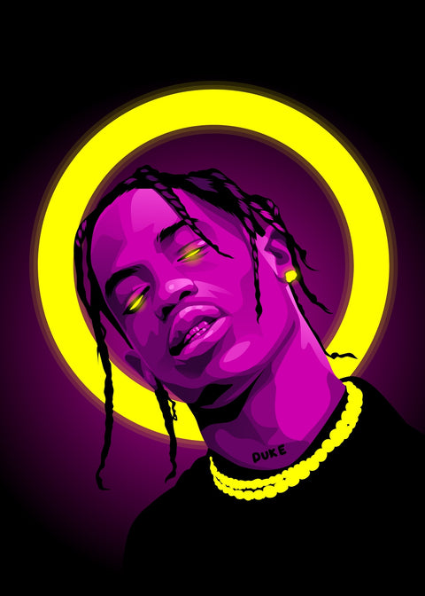 Travis scott Wall Art