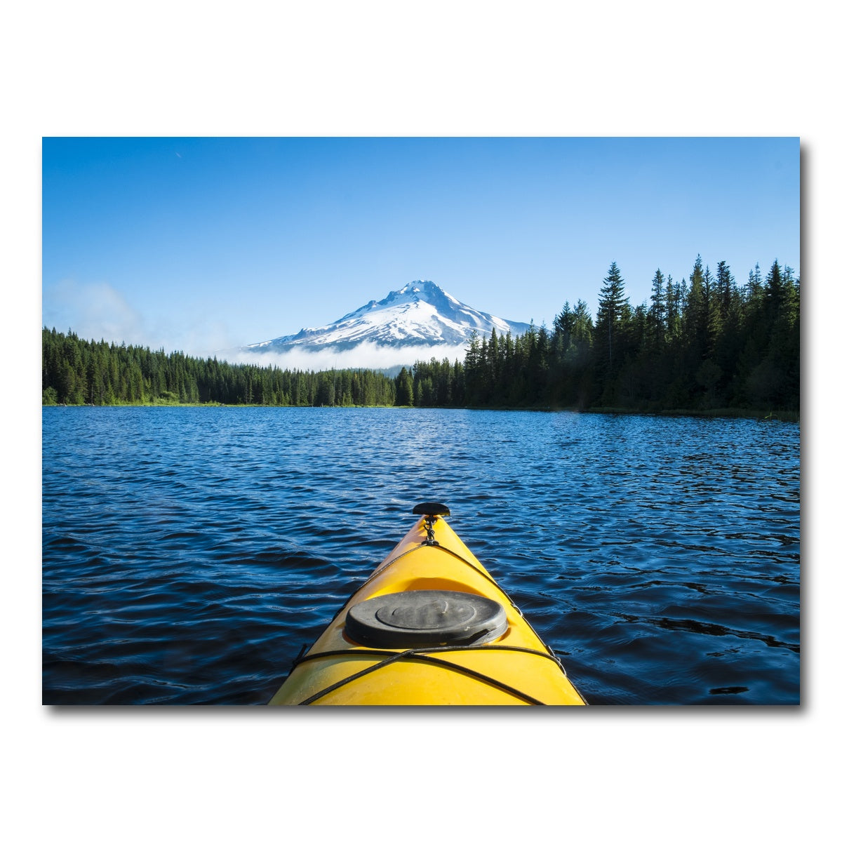 AUTO-MOCKUP WHITE | Trillium lake - Mt. Hood | 1 Piece | Gallery Wrap Canvas | group=4x3
