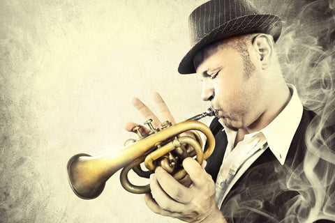 Trumpet Blues Wall Art