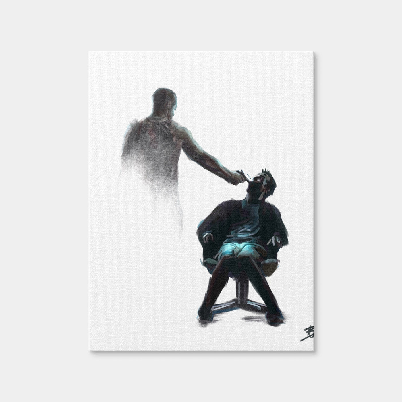 AUTO-MOCKUP WHITE | Tyler and the Narrator | 1 Piece | Gallery Wrap Canvas | group=3x4