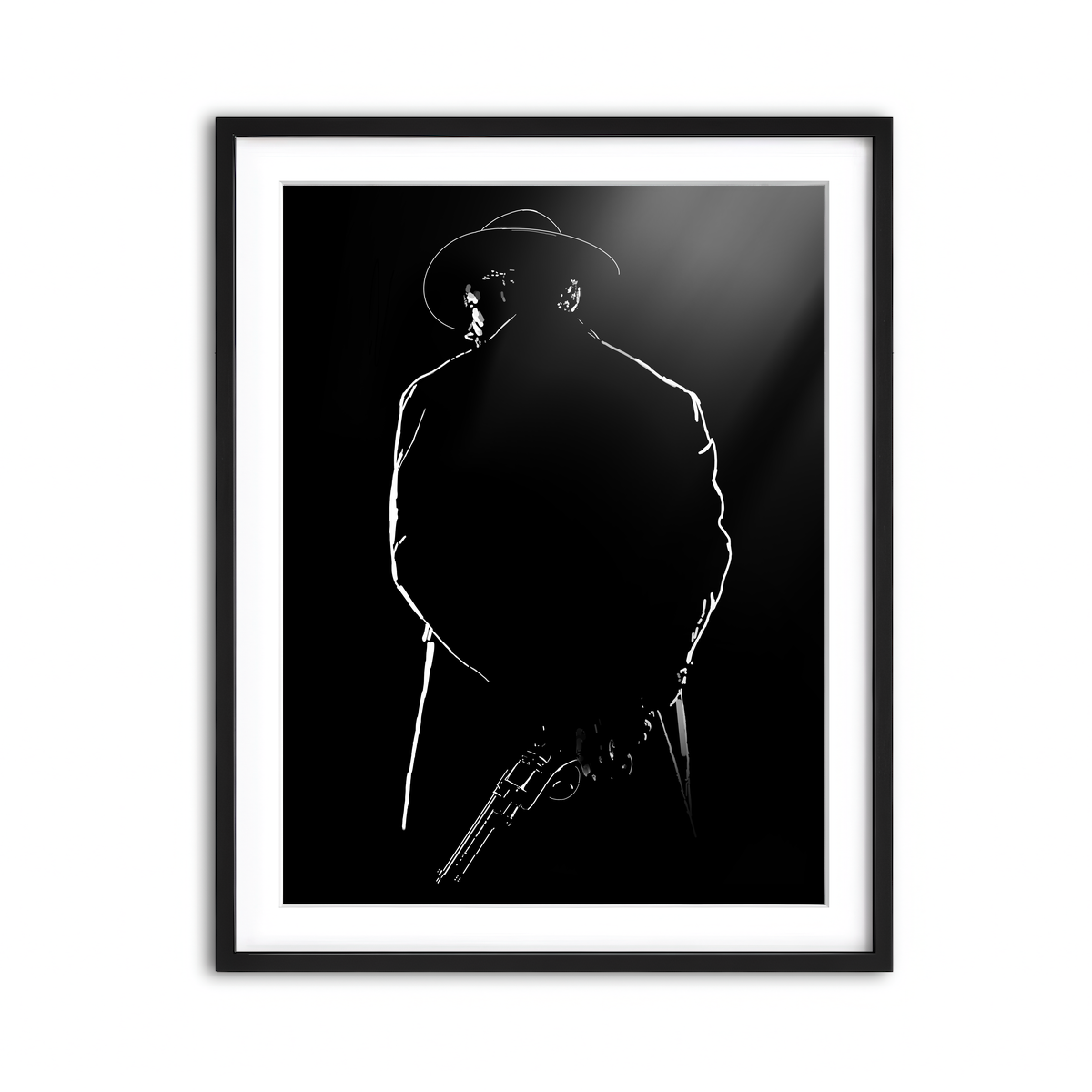 Framed Print 3x4 Black