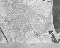 Valencia Map 2 Wall Art