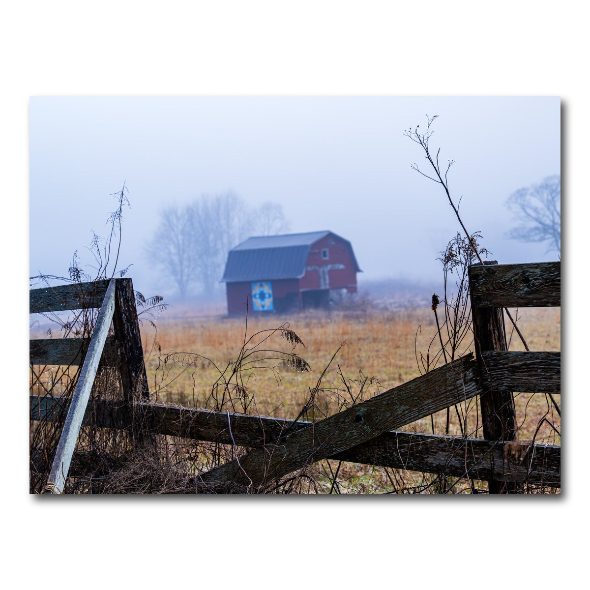 AUTO-MOCKUP WHITE | Valle Crucis North Carolina Barn | 1 Piece | Gallery Wrap Canvas | group=4x3