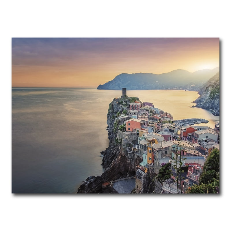 AUTO-MOCKUP WHITE | Vernazza Sunset | 1 Piece | Gallery Wrap Canvas | group=4x3