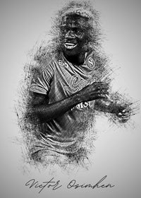 Victor Osimhen Wall Art