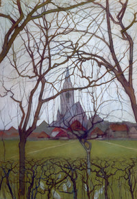 Village Church Wall Art