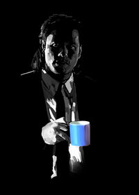 Vincent With His Mug Wall Art