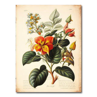 AUTO-MOCKUP WHITE | Vintage Botanical Print Series 2 | 1 Piece | Gallery Wrap Canvas | group=3x4