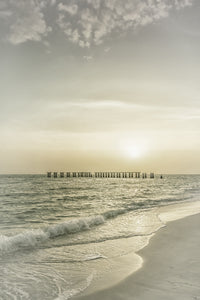 Vintage Gasparilla Island Sunset Wall Art