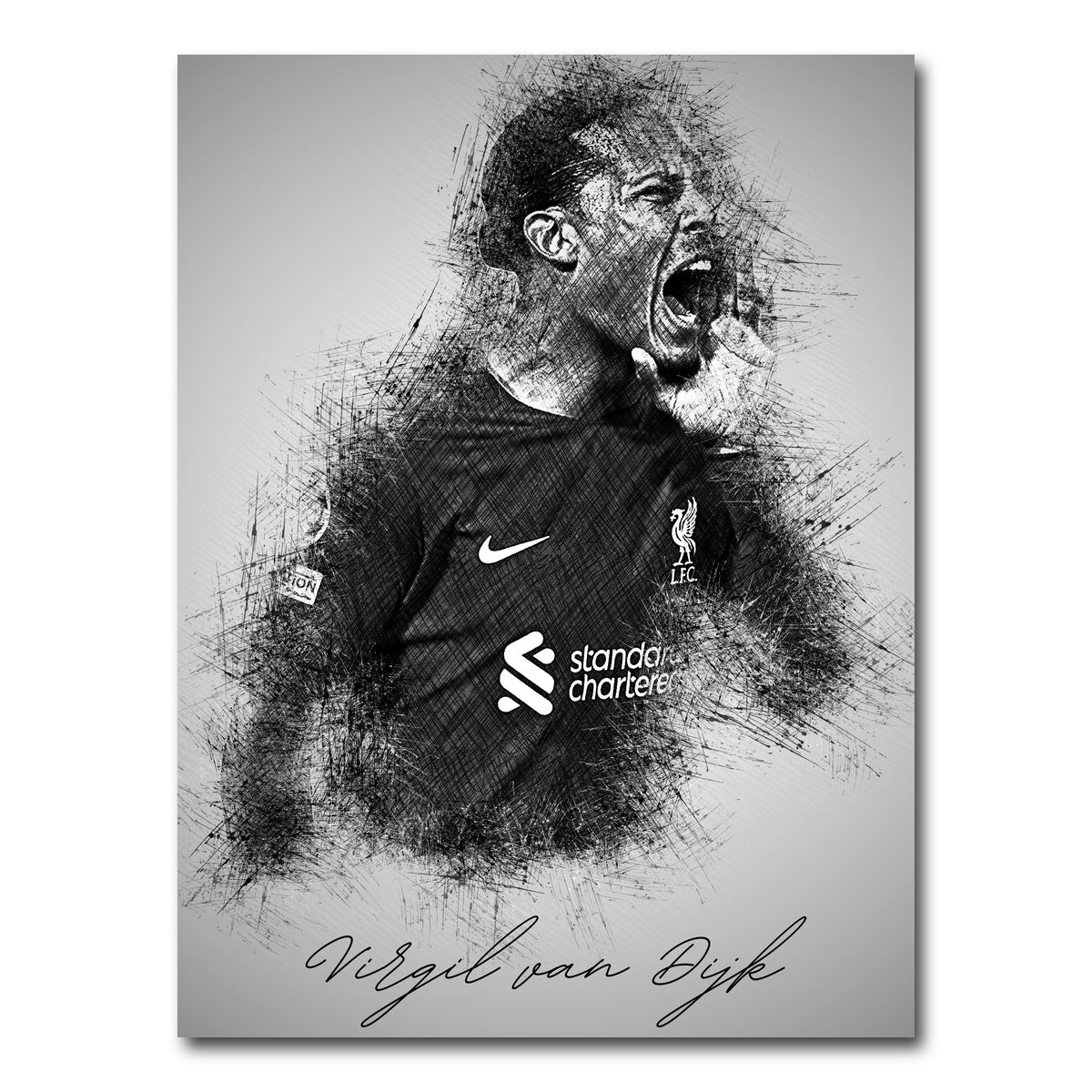 AUTO-MOCKUP WHITE | Virgil van Dijk | 1 Piece | Gallery Wrap Canvas | group=3x4
