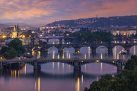 Vltava Bridges in Prague Wall Art