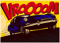 Vroom Wall Art