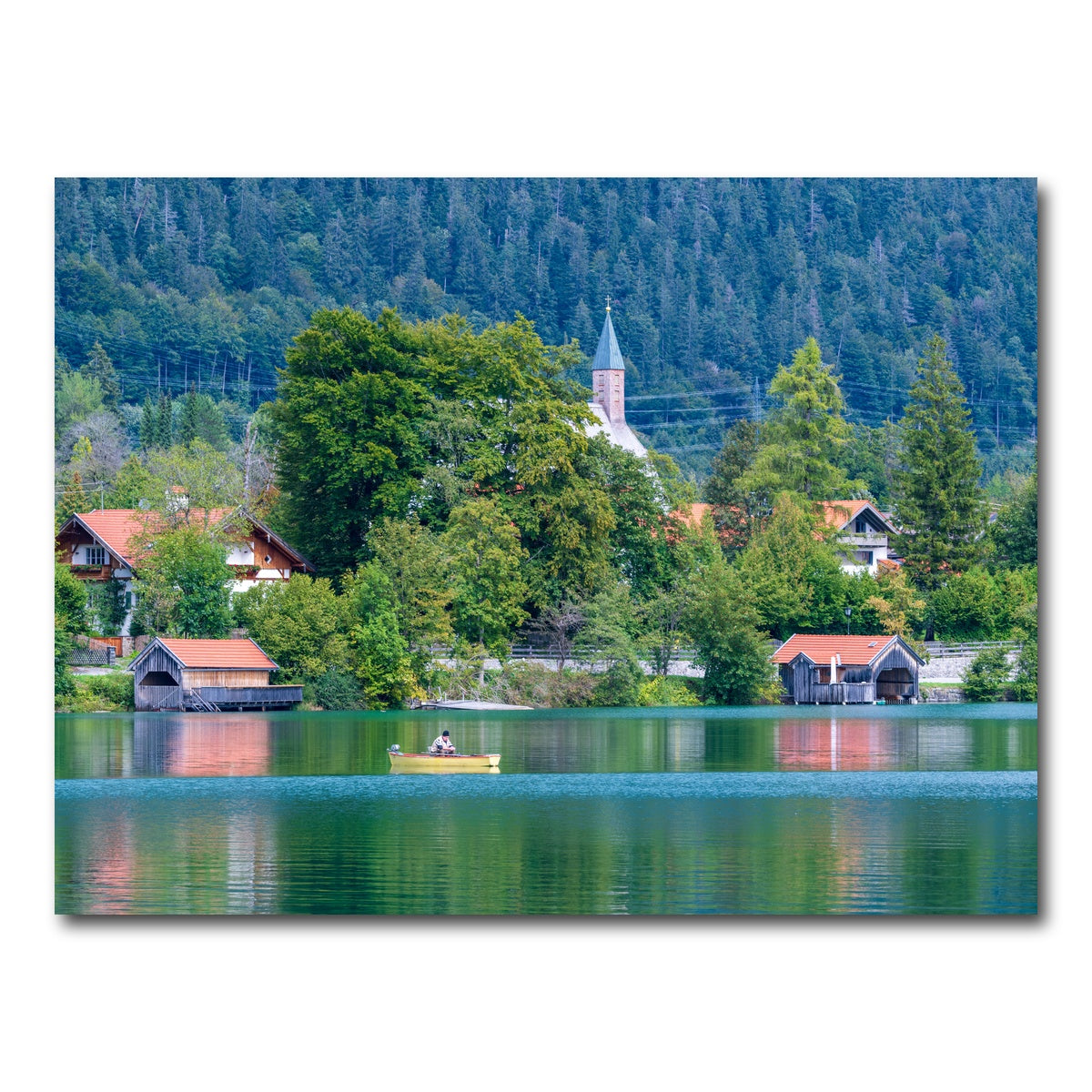 AUTO-MOCKUP WHITE | Walchensee Germany | 1 Piece | Gallery Wrap Canvas | group=4x3