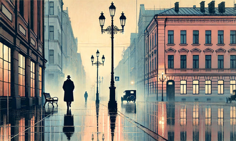 Walk in the Rain Wall Art