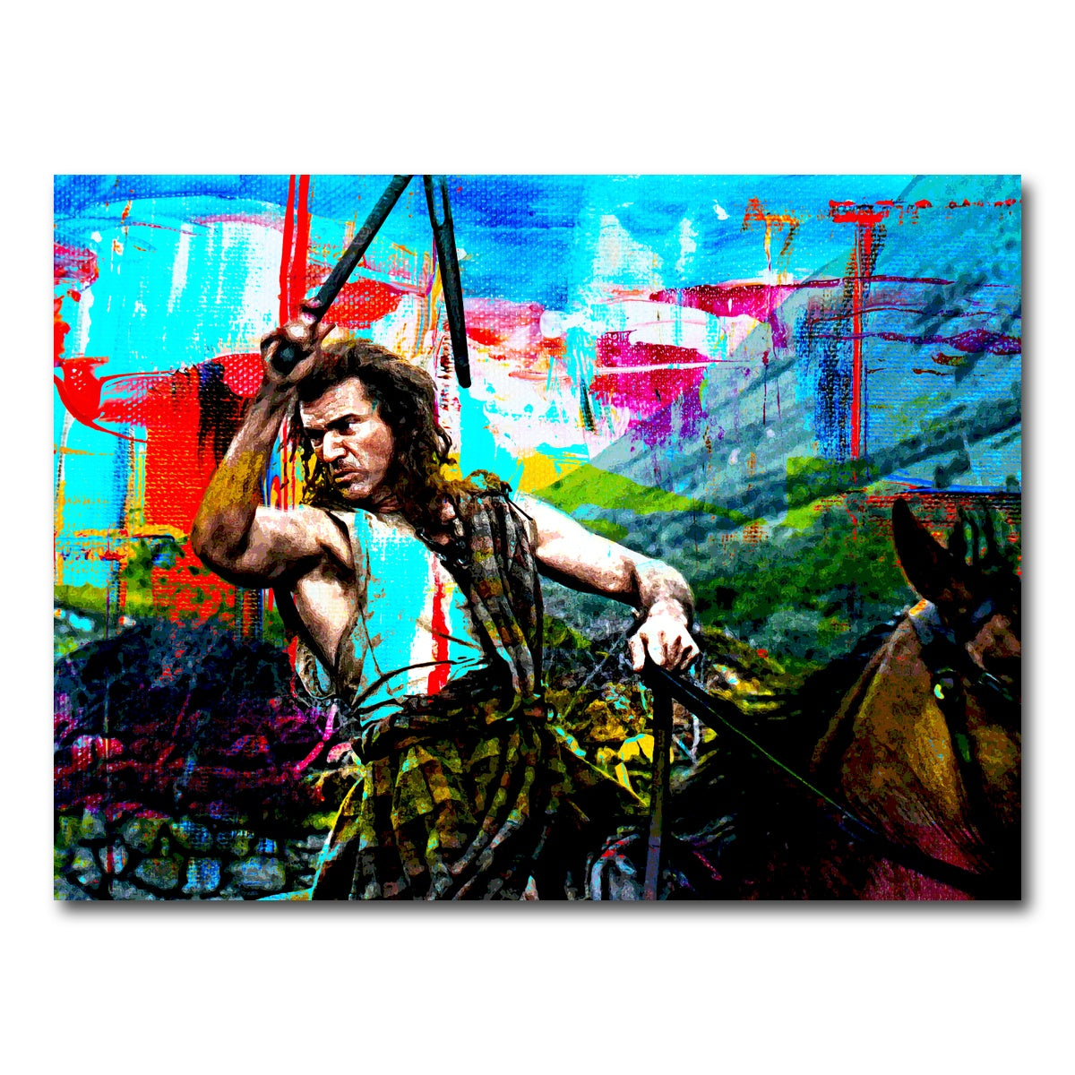 AUTO-MOCKUP WHITE | Wallace Nunchuk | 1 Piece | Gallery Wrap Canvas | group=4x3