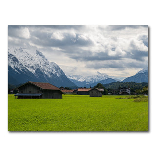 AUTO-MOCKUP WHITE | Wallgau Germany Farm | 1 Piece | Gallery Wrap Canvas | group=4x3