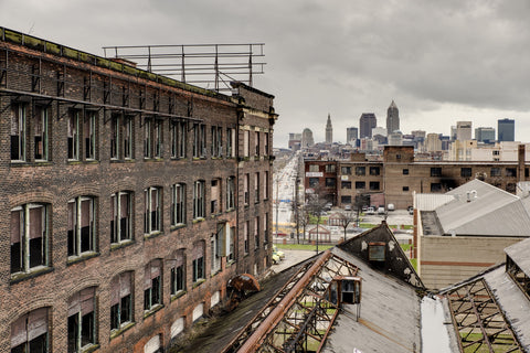 Warner & Swasey Overlooking Cleveland Wall Art