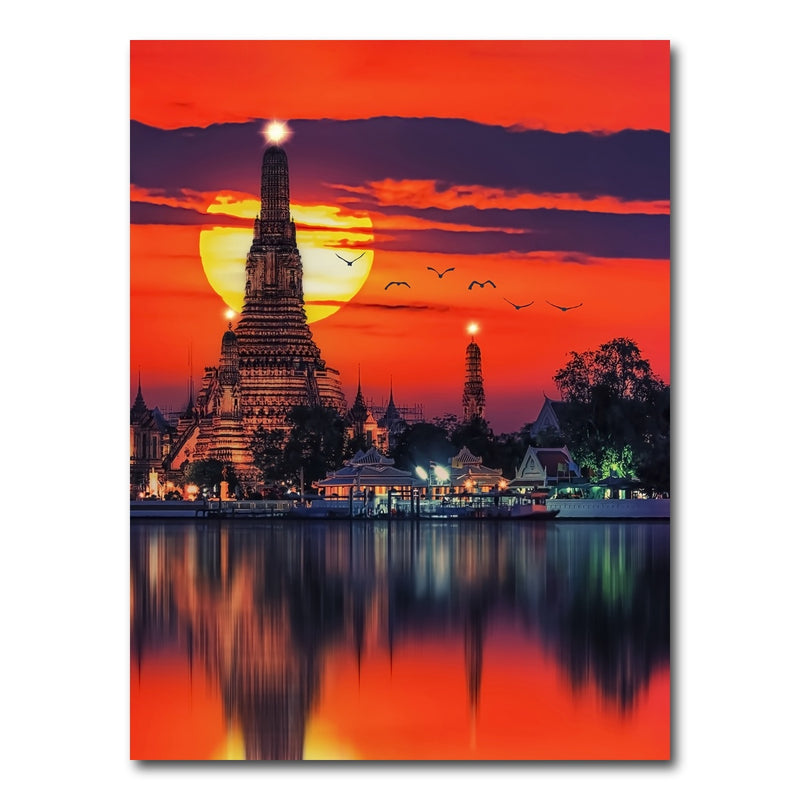 AUTO-MOCKUP WHITE | Wat Arun Ratchawararam | 1 Piece | Gallery Wrap Canvas | group=3x4