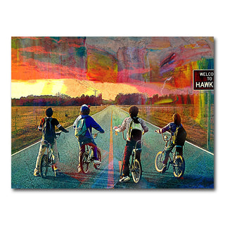 AUTO-MOCKUP WHITE | Welcome to Hawkins | 1 Piece | Gallery Wrap Canvas | group=4x3