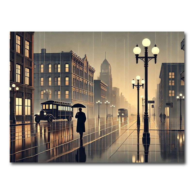 AUTO-MOCKUP WHITE | Wet Streets | 1 Piece | Gallery Wrap Canvas | group=4x3