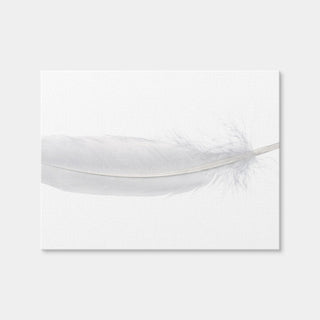 AUTO-MOCKUP WHITE | White Swan Feather | 1 Piece | Gallery Wrap Canvas | group=4x3