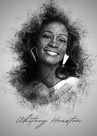 Whitney Houston Wall Art