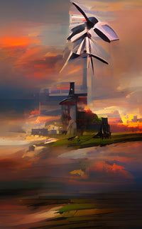 Windmill Wall Art