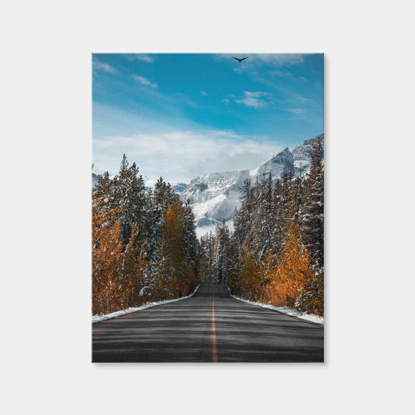AUTO-MOCKUP WHITE | Winter Road | 1 Piece | Gallery Wrap Canvas | group=3x4