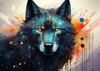 Wolf Painting Wall Art