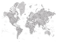 World Map 2 Wall Art