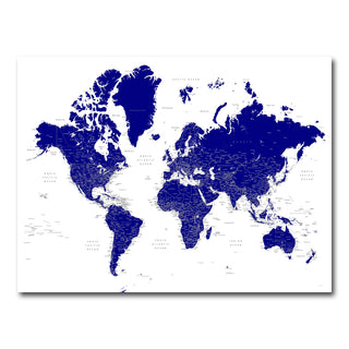 AUTO-MOCKUP WHITE | World Map 21 | 1 Piece | Gallery Wrap Canvas | group=4x3