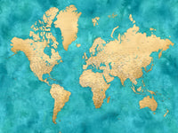World Map 22 Wall Art