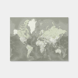 AUTO-MOCKUP WHITE | World Map 55 | 1 Piece | Gallery Wrap Canvas | group=4x3