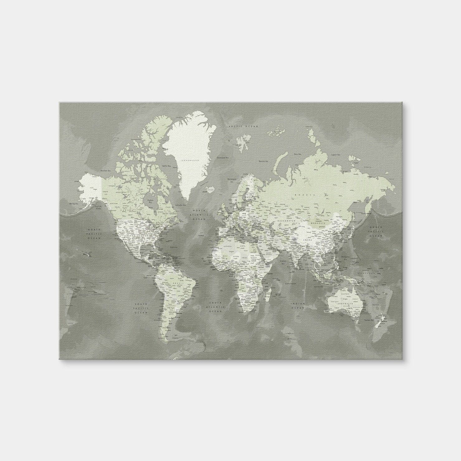 AUTO-MOCKUP WHITE | World Map 55 | 1 Piece | Gallery Wrap Canvas | group=4x3