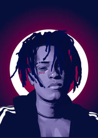 XXXTentacion Blue Wall Art