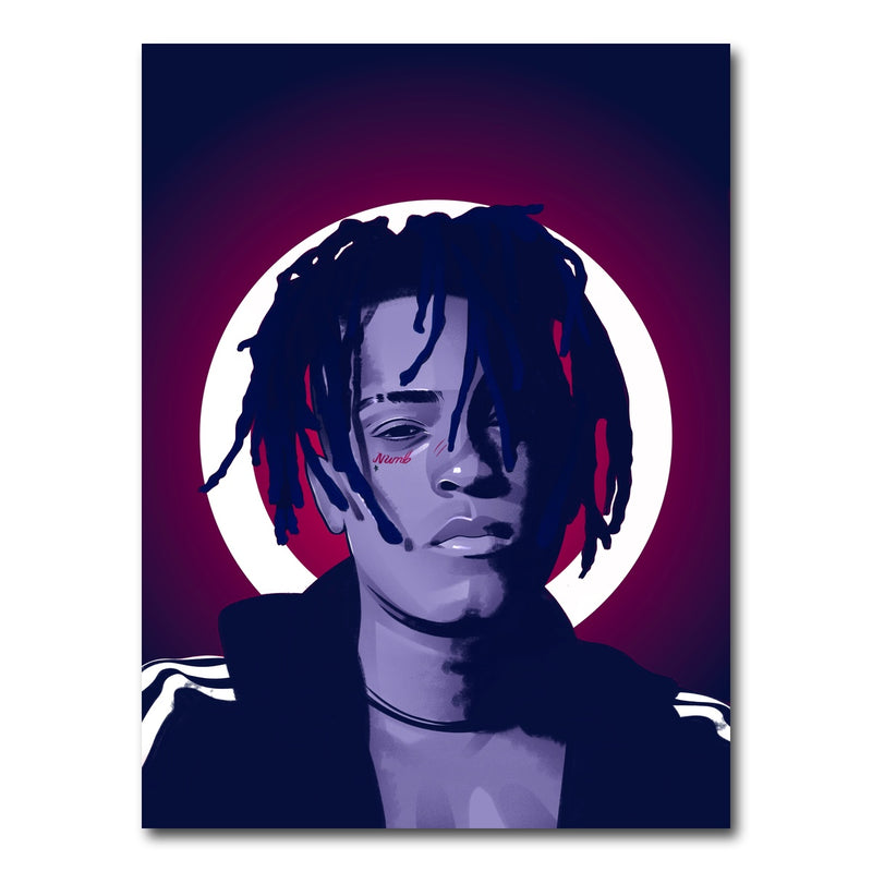AUTO-MOCKUP WHITE | XXXTentacion Blue | 1 Piece | Gallery Wrap Canvas | group=3x4