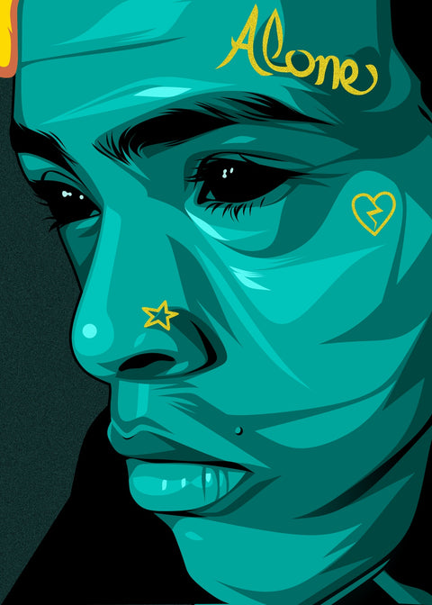 XXXTentacion Landscape Wall Art