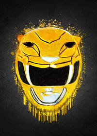 Yellow Ranger Portrait Wall Art