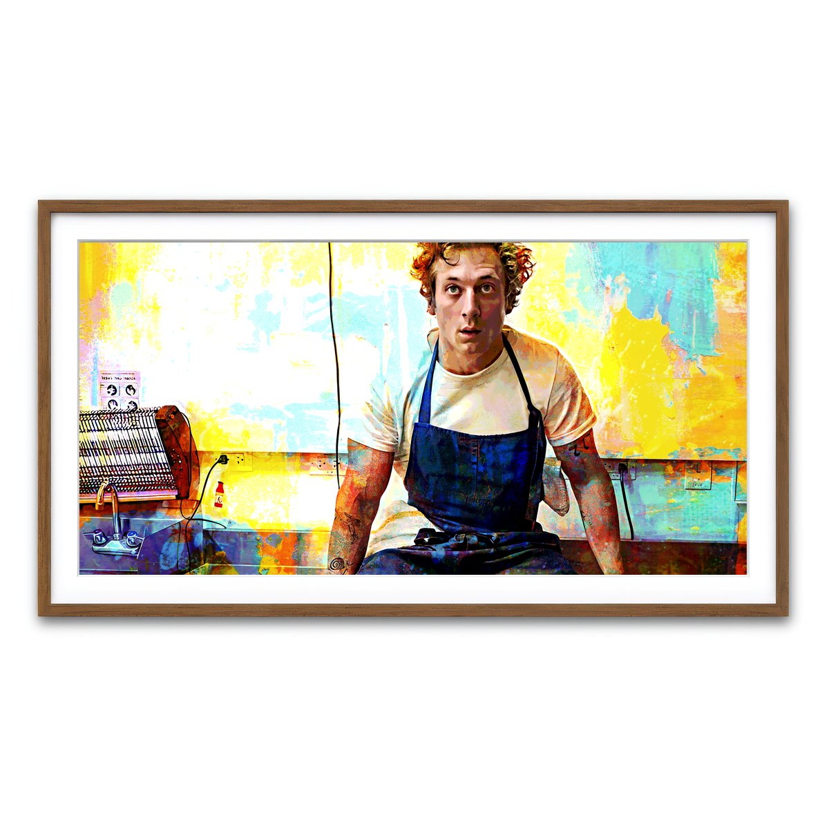 Framed Print 2x1 Walnut