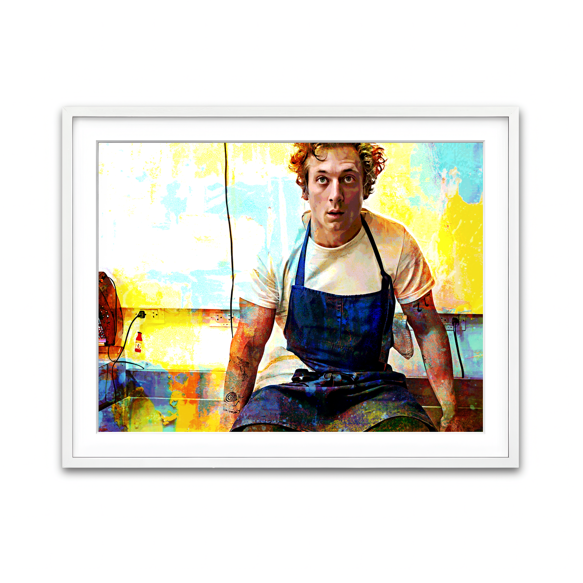 Framed Print 4x3 White