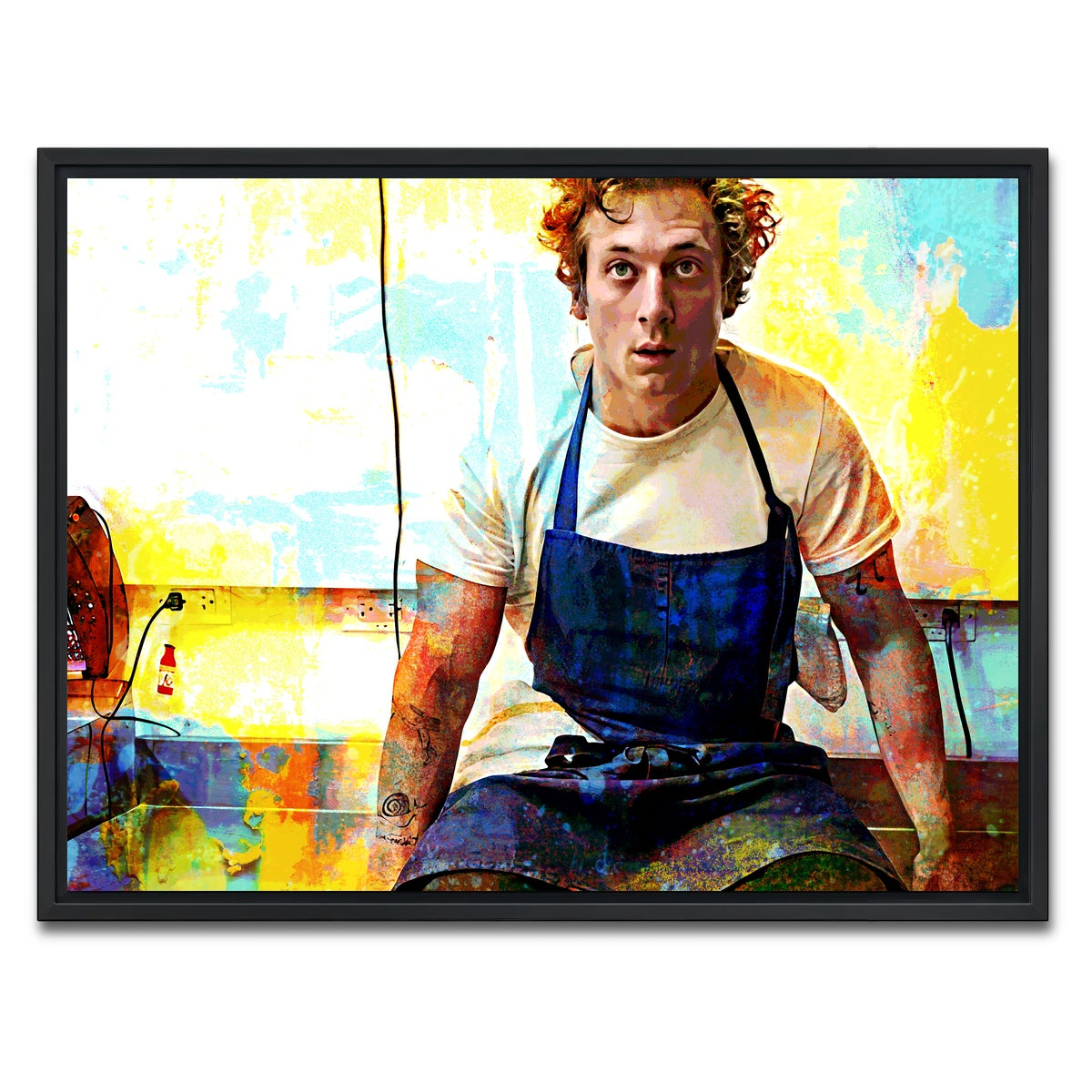 AUTO-MOCKUP WHITE | Yes Chef | 1 Piece | Black Framed Canvas | group=4x3