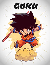 Young Goku Wall Art